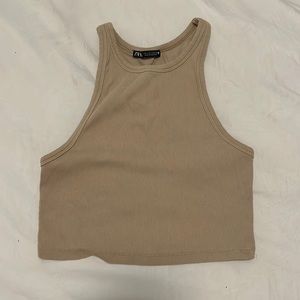 Zara racerback crop top